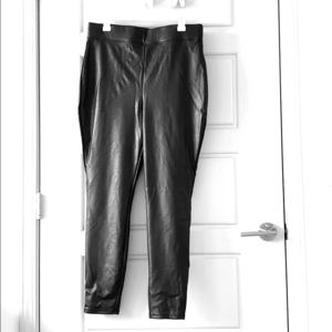 Express Vegan leather Super High Rise Legging